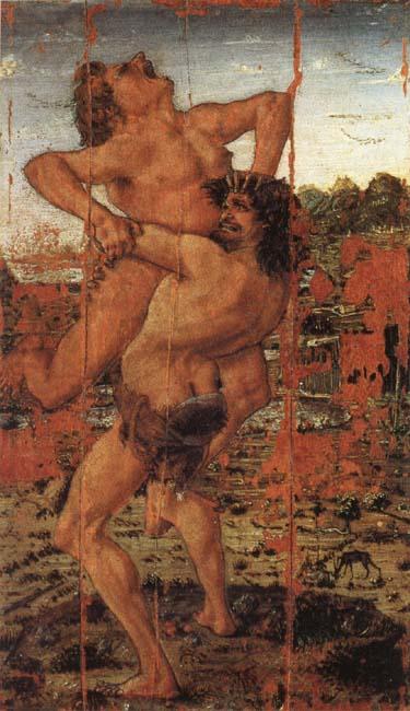 Antonio Pollaiolo Hercules and Antaeus oil painting picture